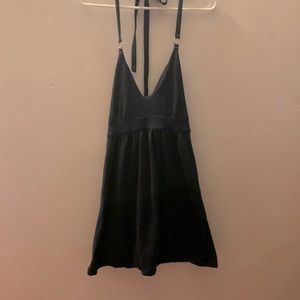 Bra top halter dress size small in black